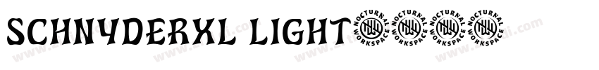 schnyderXL Light字体转换